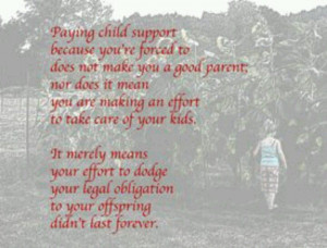 Deadbeat dad couldn't have put it better my self! And I love the fact ...