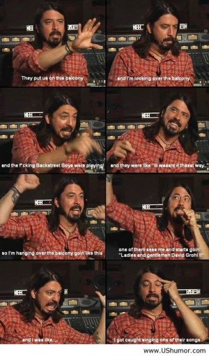 Grohl and the Backstreet Boys… US Humor - Funny pictures, Quotes ...