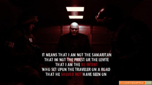 ... Samaritan 700x394 I am not the Samaritan Wallpaper Television Quotes