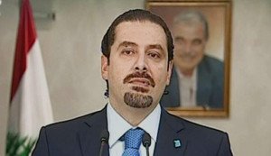 ... Lebanese Prime Minister Saad Hariri, August 2, 2013. Photo by AFP