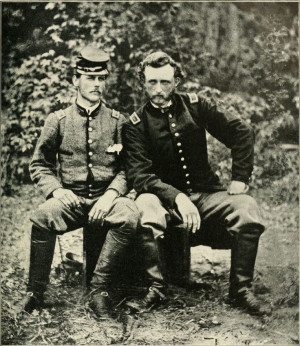 George Armstrong Custer and his brother Tom