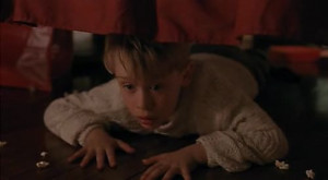 Home Alone (1990) - Frightened and hiding underneat his parents' bed.