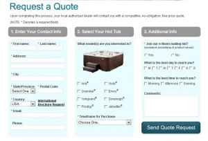 Request A Quote For A Hot Tub, Sauna, Pool Or Spa In Sioux Falls