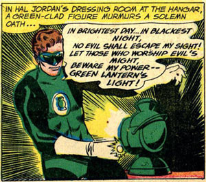 as for the lantern that s how each green lantern