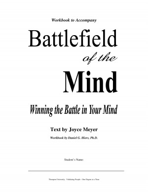 BATTLEFIELD OF THE MIND Workbook by Joyce Meyer