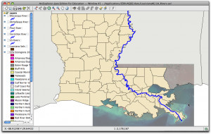 mississippi river map louisiana purchase
