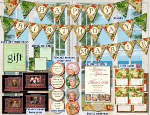 Golden Girls Birthday Retirement Party decorations funny 60th, 65th ...