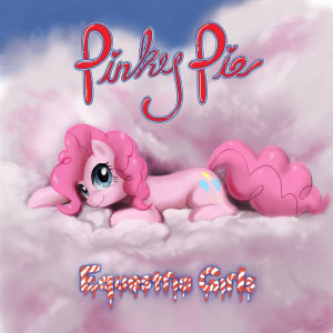Pinkie Pie on a cloud - My Little Pony: Friendship is Magic...