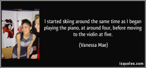 More Vanessa Mae Quotes