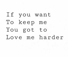 Lyrics from love me harder by Ariana Grande