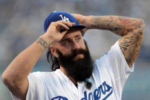 Dodgers' Brian Wilson and His Big, Bad, Black Beard Return to MLB ...