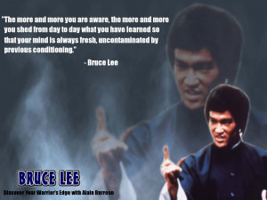Home Warrior Wisdom The More and More You Are Aware – Bruce Lee ...