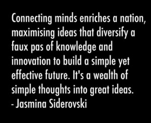 Connecting minds enrich a nation, maximising ideas that diversify a ...