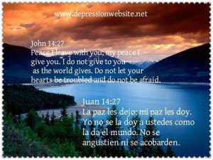 inspirational bible quotes John 14 27