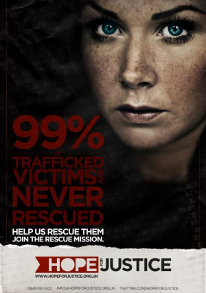 99% of human trafficking victims are never rescued. This statistic has ...
