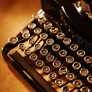 Vintage typewriter