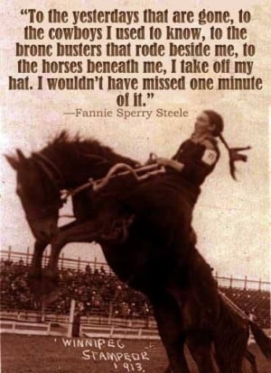 Fannie Sperry Steele. Love this.