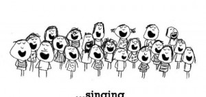 Happiness is, singing in a choir.