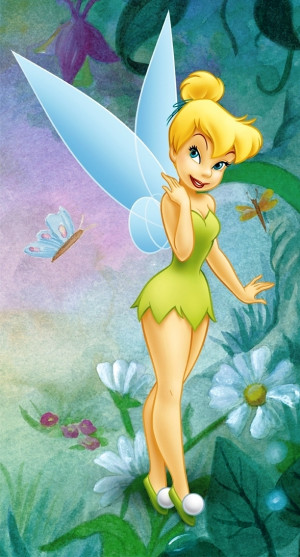 Tinkerbell from Peter Pan - Tink was magical.