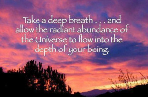 Take a deep breath... #quote