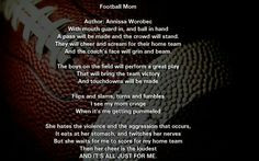 ... mom football mom poem sports mom football poem football mom quotes