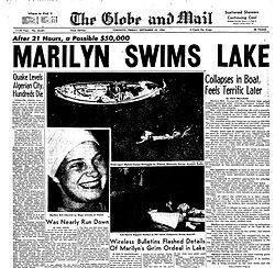 Historic coverage of Bell's swim.