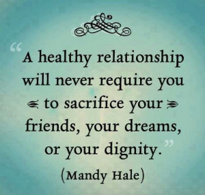 HEALTHY relationship...