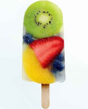 ... fruit salad in a popsicle. | 16 Ideas For Amazing Fruit Salads