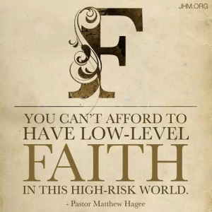want to have high level faith
