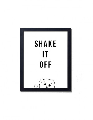 shake it off print, quote, taylor swift's cat, black and white art ...