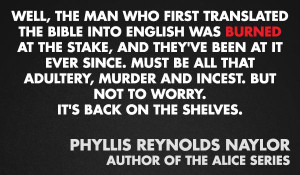 Phyllis Reynolds Naylor, author of The Alice Series #bannedbooksweek