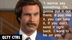 ... ron burgundy will ferrell anchorman quotes movie funny t shirt
