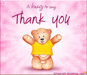 Hug To Say Thank You ”