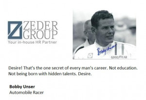 ... being born with hidden talents. Desire.
