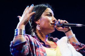 Ana Tijoux is a lyrical machine gun, delivering verses rapidly and ...