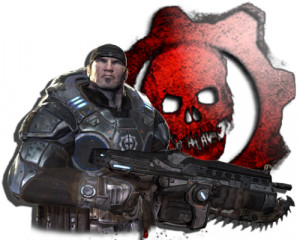 Gears War Marcus Fenix Anya Stroud Samantha Byrne Damon Baird