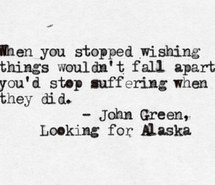 john green, looking for alaska, quotes