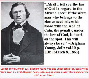 Brigham Young, Joseph Smith's successor as president of the Church of ...