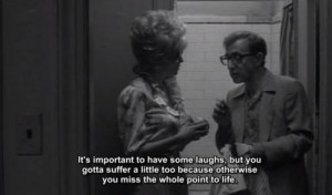 image: screencap of Woody Allen in Broadway Danny Rose saying “it ...