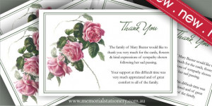 Memorial & Funeral Stationery - Personalized