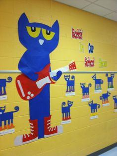 Pete the cat. I love my white does. It looks so cute in the hall More