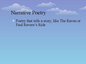 Narrative poetry - Narrative poetry Wallpaper