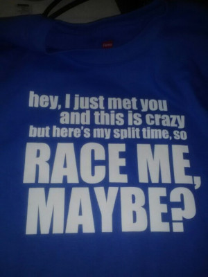 Cute running shirt idea!...I kinda really need this xD