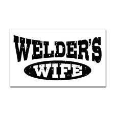 Welder's Wife Sticker (Rectangle) for
