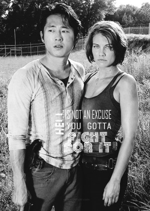 Glenn & Maggie, The Walking Dead: Glenn Maggie, The Walking Dead, Dead ...