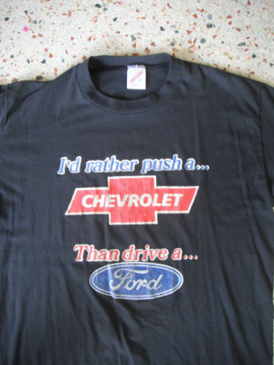 Chevy Vs Ford Funny Pictures Chevrolet vs ford - black