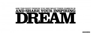 inspiring dream quotes facebook cover