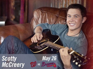 ... the May 26th Braves vs Nationals game at Turner Field #Braves #concert