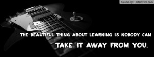 guitar quote Facebook Cover