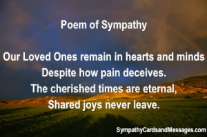Sympathy Quotes And Poems Pictures